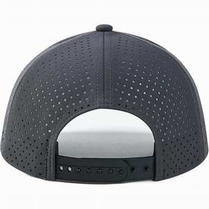 Casquette de baseball personnalisée de haute qualité, respirante et perforée, chapeau décontracté, casquette minimaliste de couleur unie pour usage quotidien, casquette à trous découpés au laser - Product Image 2
