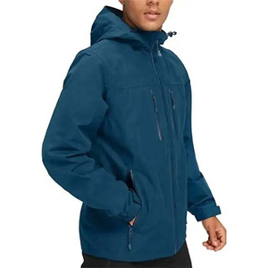 Chaquetas de exterior con capucha de manga larga para senderismo y camping, de doble capa, de la mejor calidad, transpirables, con cremallera, tipo softshell, para hombre - Product Image 2