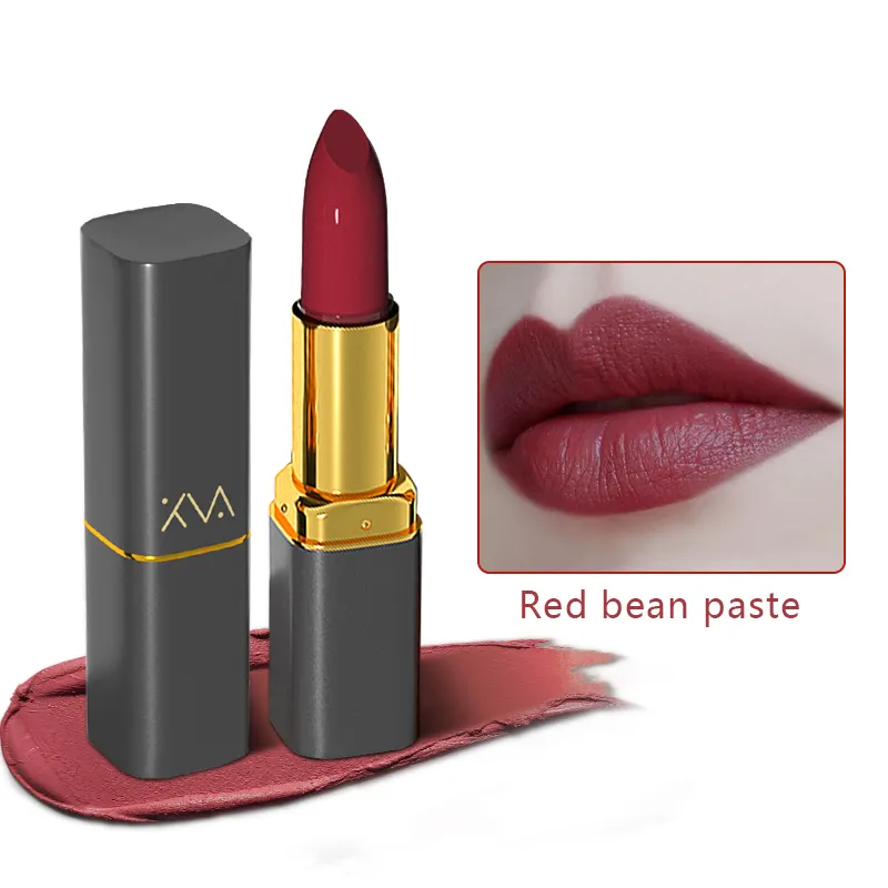 Guangzhou Pabrik Grosir Make Up Kosmetik Private Label Lipstik Merah