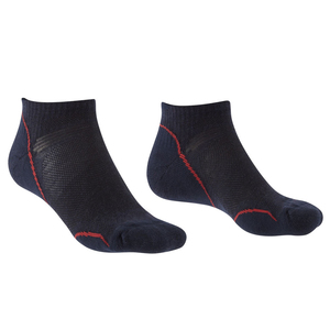 2026 Best Selling Ankle <b>Socks</b> Solid Navy Red Trim Breathable Knitted Spandex <b>Polyester</b> Running Summer Adults Grip <b>Socks</b> - Product Image 1