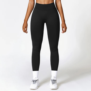Leggings de sport et yoga pour femmes, best-sellers, coupe ajustée en V, taille haute, effet push-up, pour l'entraînement, la course et le yoga - Product Image 4