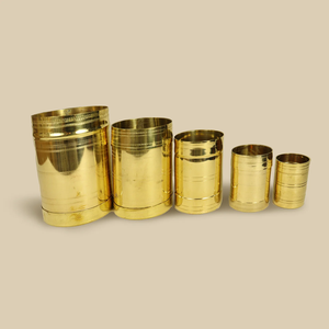 Gold Finished New Arrival Brass Material <b>Measuring</b> Cups Eco-Friendly Kitchen <b>tool</b> Excellent Quality & Most Seller Crafts - Product Image 4