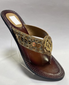 Chaussons décontractés en cuir véritable avec doublure en cuir, semelle intermédiaire en caoutchouc, bout ouvert, écologiques, traditionnels, à enfiler, confortables, toutes saisons, pour la maison - Product Image 1