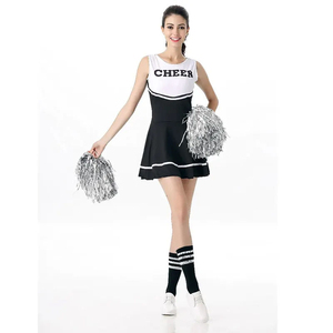 Bespoke Team Design Cheerleading uniform <b>Custom</b> Embroidery Cheer <b>Dress</b> Factory OEM <b>Custom</b> Cheerleading uniform Striped Match - Product Image 2