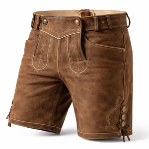 กางเกงหนัง Lederhosen พรีเมียมสำหรับการสั่งซื้อแบบขายส่ง - รับออกแบบตามสั่ง OEM และจัดส่งตรงจากโรงงาน - Product Image 3
