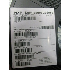 1 lot de 2500 circuits intégrés NXP 74VHC595PW IC Shift REG 8 bits - Équipements et pièces semi-conducteurs d'occasion fiables à l'échelle mondiale - Product Image 4