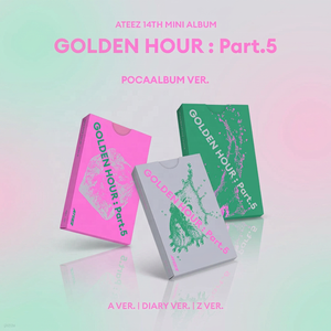 [อัลบั้มต้นฉบับของเกาหลี] ateez-Golden Hour: Part 5 (pocaalbum) - Product Image 1