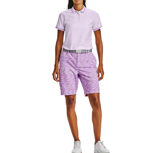 Women's <b>Light</b> <b>Blue</b> Short Sleeve <b>Polo</b> <b>Shirt</b> Solid Color Knitted Polyester Casual Breathable Regular Fit - Product Image 4