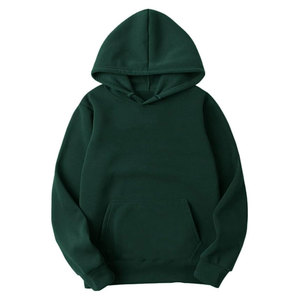 เสื้อฮู้ดดี้ผู้ชาย ผ้าฟลีซหนานุ่ม เสื้อกันหนาวมีฮู้ดทรงโอเวอร์ไซส์ มีกระเป๋า เสื้อผ้าลำลองแนวสปอร์ต FORTLEO IND - Product Image 4
