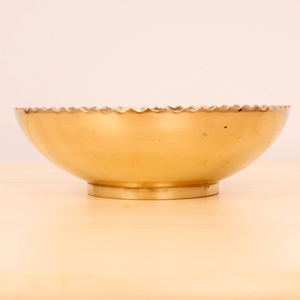 Vintage Solid Brass <b>Bowl</b> Antique Style Decorative <b>Metal</b> <b>Bowl</b> for Home Decor Tabletop Display and Serving Kitchen Home Decor - Product Image 5