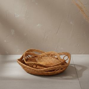 Bandeja Decorativa de Mimbre de Ratán de 5 mm de Grosor, Estilo Bohemio, Hecha a Mano, Ecológica, para Uso en Mesa, la Más Vendida - Product Image 3