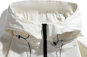 Veste coupe-vent unisexe simple à capuche, personnalisable avec logo, pour l'escalade en extérieur, imperméable, pour hommes et femmes, vente en gros d'usine - Product Image 3