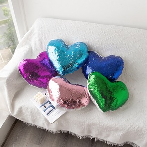 Glamorous Sequin Throw <b>Pillow</b> Decorative Sparkle Cushion Cover Reversible Shimmer Accent for Sofa Bedroom Party Home Decor - Product Image 5