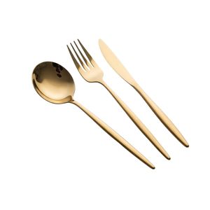 Ensemble de couverts modernes en acier inoxydable avec manche en bois, directement de l'usine, pour mariage (couteau, fourchette, cuillère) - Product Image 4