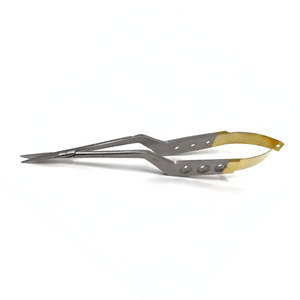 Micro-ciseaux manuels de 8 pouces en acier inoxydable, autoclavables, pour neurochirurgie, instrument de coupe chirurgical de précision pour opérations délicates - Product Image 6