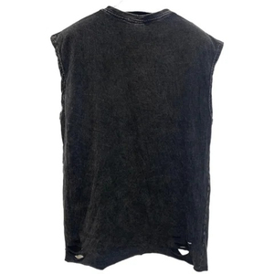 Custom Summers <b>Men's</b> Sleeveless T-shirts Wash Acid <b>Singlet</b> With Hole Sweater T-Shirts Cropped Tank Top Trending Vintage Stuff - Product Image 2