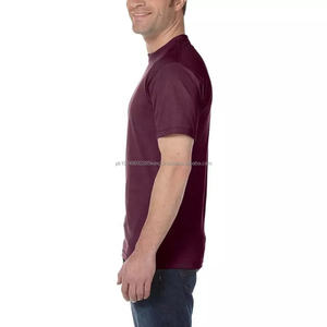 Camiseta de Algodón Lisa para Hombre, Estilo Urbano, Hombros Caídos, Personalizable con Impresión de Alta Calidad, Tejido Grueso - Product Image 4