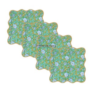 Serviettes festonnées en coton pour dîner, mariage, table décorative, fête, hôtel, restaurant, vente en gros - Product Image 1