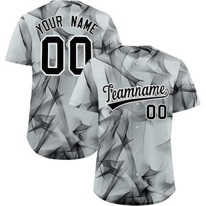 เสื้อเบสบอลแบบซับลิเมชั่นสั่งทำพิเศษ ชื่อทีม 00 โพลีเอสเตอร์ระบายอากาศได้ดี แขนสั้น สำหรับผู้ใหญ่ทุกเพศ ทุกฤดูกาล ชุดกีฬา - Product Image 1