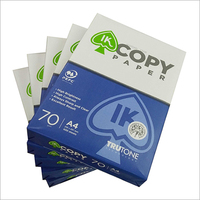 Papel Bond A4 Blanco 100% Pulpa de Madera, 70 g/m², 216x330 mm, Tamaño Carta/Legal 8.5x11, Marca Personalizada OEM al por Mayor, Tailandia