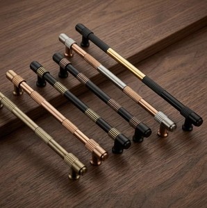 Export Quality OEM Brass Architectural <b>Door</b> <b>Pull</b> <b>Handle</b> Graphite Black CP Finish Modern Glass <b>Door</b> Hardware - Product Image 3