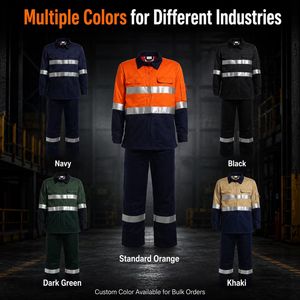 Abbigliamento da Lavoro Riflettente ad Alta Visibilità, Tuta Industriale Riflettente <span class=keywords><strong>per</strong></span> Cantieri Edili - Product Image 3