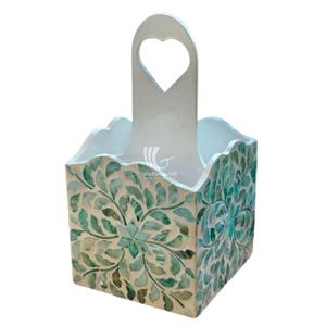 Vente de nacre porte-ustensiles, caddie d'ustensiles, artisan nacre organisateur de couverts en gros du Vietnam - Product Image 4