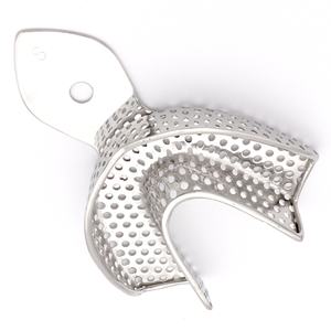 Bandejas de Impresión de Acero Inoxidable de Grado Médico, Bandejas Desechables Pequeñas para Mandíbula Inferior, Tamaños Anteriores/Quadrantes, para Limpieza - Product Image 3