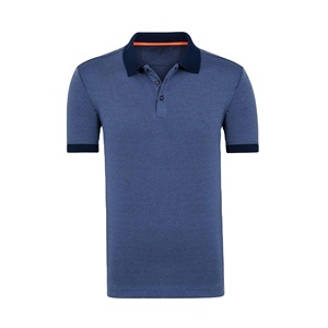 Logo de la marque OEM Impression personnalisée 100% coton T-shirt polo pour hommes à manches courtes T-shirts à motif solide pour hommes - Product Image 1