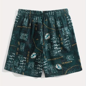 Men's Relaxed Fit Casual <b>Shorts</b> Streetwear Drawstring Elastic Waist Lightweight Summer Style Wholesale <b>Shorts</b> For Men OEM Print - Product Image 2