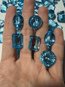En BU GEMS Wholesale, Topacio Azul Cielo Facetado, Calibrado, Color Azul, a un Precio Accesible - Product Image 2