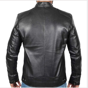 Easy Wash Durable Stuff <b>Men</b> Leather <b>Jacket</b> Breathable Fully Customized Anti Wrinkle Casual Wear Leather <b>jacket</b> for <b>men</b> - Product Image 2