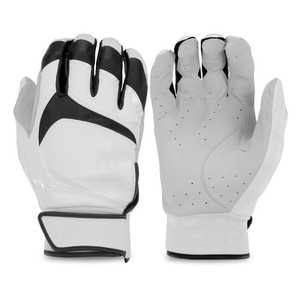 Gants de frappeur de baseball/softball en cuir pleine fleur, antidérapants, respirants, pour droitier, couleur personnalisée, qualité supérieure, vente chaude - Product Image 1