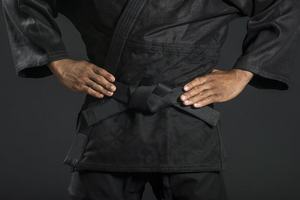 Uniforme de Judo y Jiu-Jitsu Negro de Marca Personalizada, Conjunto de Artes Marciales para Academias Unisex, Luchadores, Elástico, Transpirable y Largo - Product Image 6
