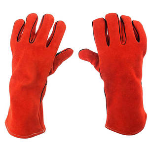 Guantes de Soldadura de Cuero Profesionales al por Mayor, Forro de Poliéster, Opciones Personalizables, Alta Calidad, Precios Competitivos - Product Image 1