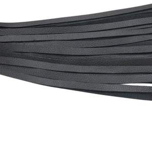 Flogger de Cuero Premium con Hebilla de Acero y 3.5cm de Ancho para Juegos de Impacto BDSM con Caídas Largas y Suaves y Detección de Agujas - Product Image 5