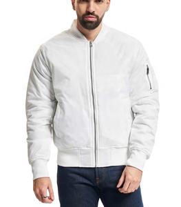 Chaqueta de Piloto Impermeable Personalizada para Hombre, con Cuello Alto, Estilo Bomber, Bordada, al por Mayor, Talla Grande - Product Image 1