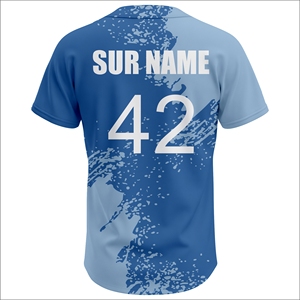 เสื้อเบสบอลสั่งทำระบายอากาศได้ดี มีความต้องการสูง ผู้ผลิตขายส่ง OEM ชุดทีม แห้งเร็ว ชุดกีฬา ฤดูใบไม้ร่วง ฤดูร้อน แบบสั่งทำพิเศษ - Product Image 3