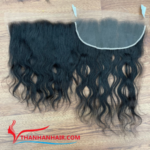 La mejor opción Remy Hair Virgin Vietnamese HD Lace Closure Peluca frontal con cierre de encaje crudo transparente - Product Image 5