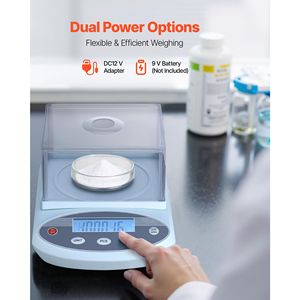 Bilancia Analitica Digitale Elettronica di Alta Precisione 200g, Precisione 0.001g, 13 Unità, Marca Gla - Product Image 5