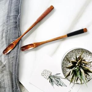 Cuillère à thé en bois légère, cuillère à café, sucre, sel en bois naturel, ustensile de cuisine durable pour la cuisson - Product Image 6