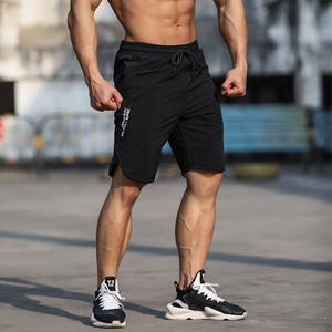 Pantalones Cortos Deportivos de Secado Rápido para Hombre, Pantalones Cortos de Gimnasio y Deportes de Longitud Media con Logotipo Personalizado, Tela de Nailon - Product Image 3