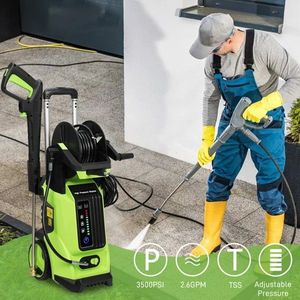 110V High Pressure Cleaner 3800PSI 102A 1800W Green with 110V3800PSI a Green High Pressure Cleaner of 1800W - Product Image 5