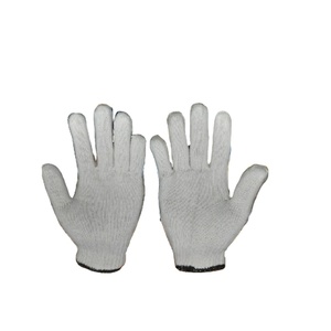 Guantes DE SEGURIDAD blancos de alta calidad Protección de trabajo y manos Todos los tamaños 12 pares Polybagged para uso en taller Fabricado en Vietnam - Product Image 5