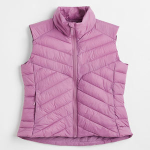 Veste matelassée noire en PU pour femme, col montant, fermeture éclair, coupe-vent, ajustée, style décontracté, couleur unie, pour l'hiver - Product Image 4