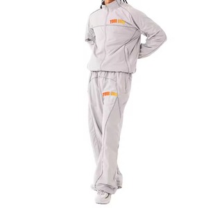 Custom Unisex Nylon Windbreaker Tracksuit Contrast Piping Waterproof Jacket and Pants <b>Set</b> - Product Image 3