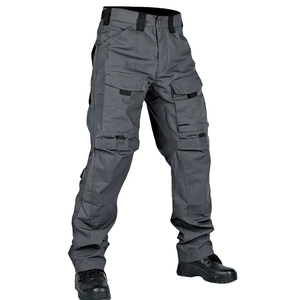 Pantalones Cargo Tácticos para Hombre con Logotipo Personalizado, Grises, Cintura Alta, Secado Rápido, Transpirables, Ligeros, de Lona, para Senderismo al Aire Libre - Product Image 1