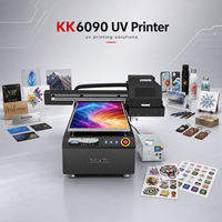 Imprimante UV grand format KONGKIM A1 A3 6090 avec tête I1600 I3200 pour impression de panneaux signalétiques et de plaques acryliques