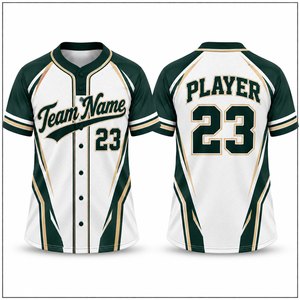 Maillot de baseball personnalisé avec contour chromé numéro 2, uniforme d'équipe, sublimation, vente en gros, OEM - Product Image 1