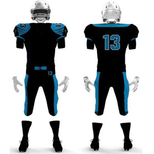 Team Soccer Wear Sublimation Uniform Sets Spandex/Polyester Kits Latest Design Training American Football Uniform <b>Padded</b> Kits - Product Image 1